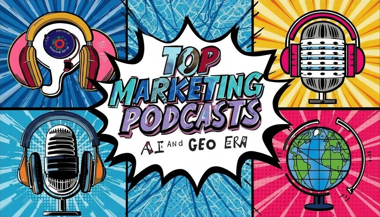 Top Marketing Podcasts for the AI and GEO Era